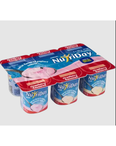 NutriDay Low Fat Smooth Yoghurt 6 x 100g